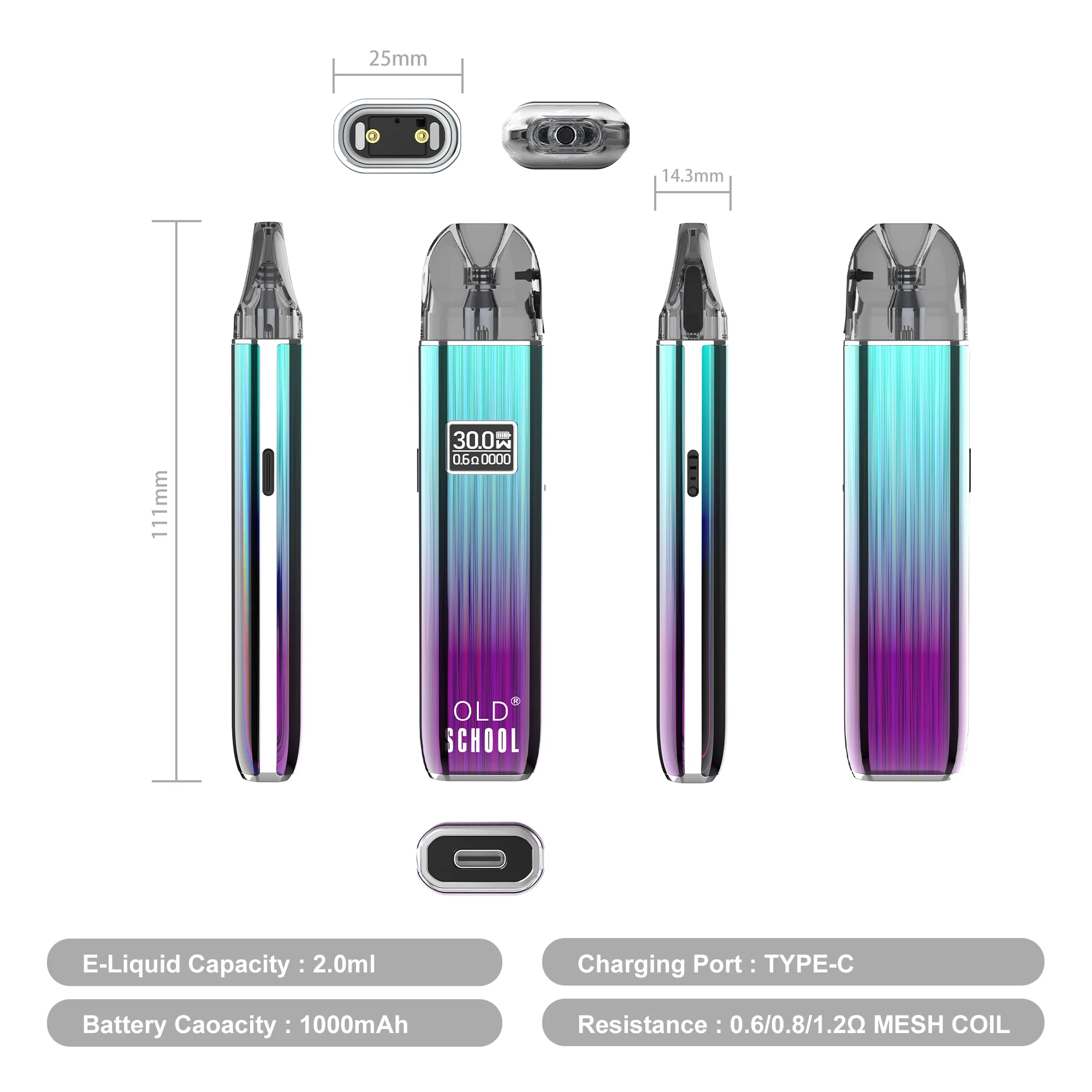 OLD SCHOOL MAC POD - shop.oldschoolvape.com